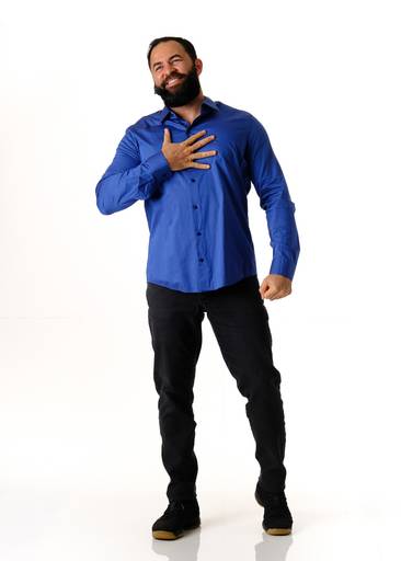 retrato Wendell Carvalho em estúdio