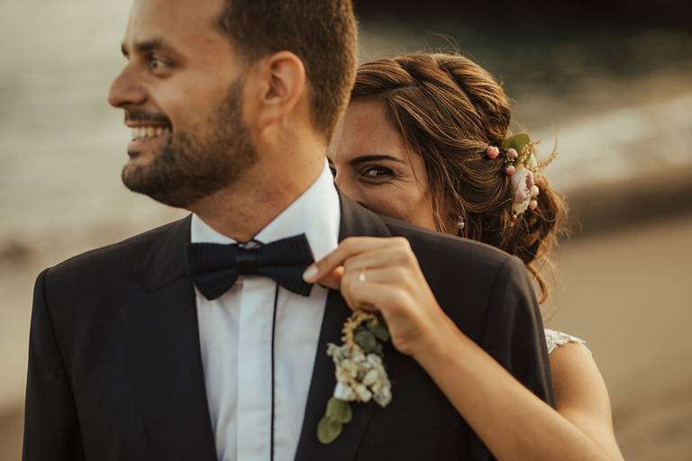 olhar da noiva 
fotografo são miguel