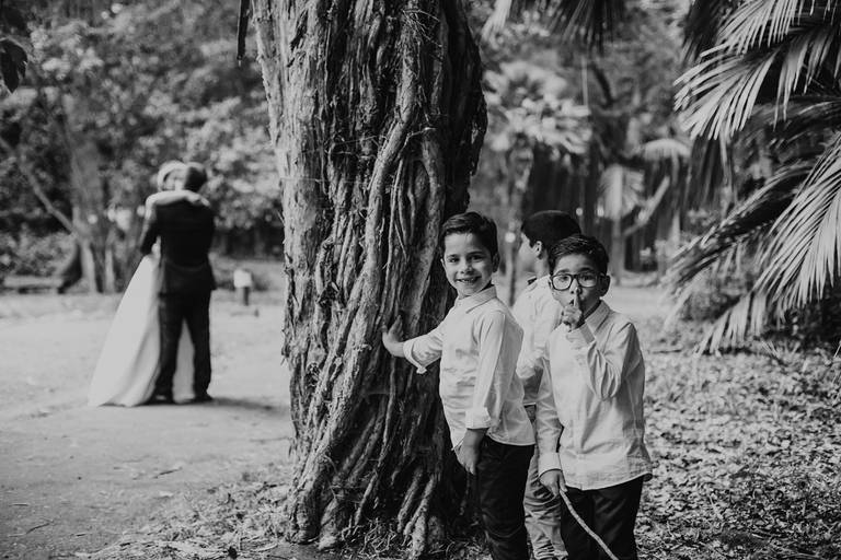 casamento com crianças que estava a espreitar o casamento em são miguel 