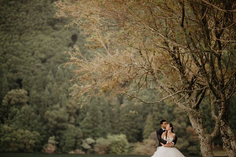 casamento nos açores com natureza