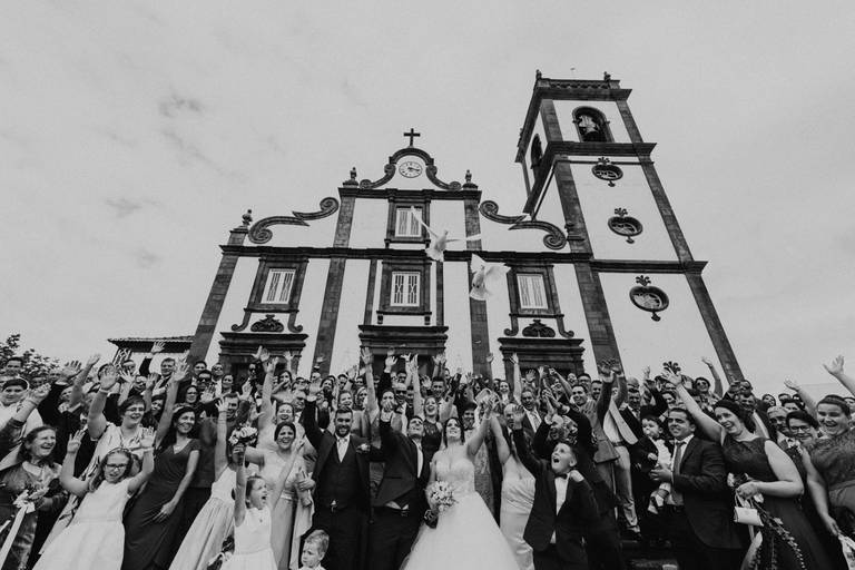 casamento na igreja de rabo de peixe
