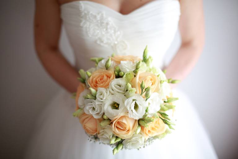 bouquet da noiva - casamento em são miguel