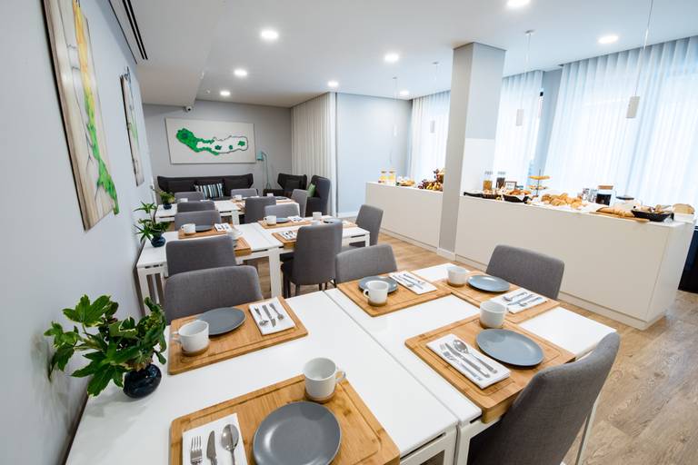 Ilha house and suites sala de refeições