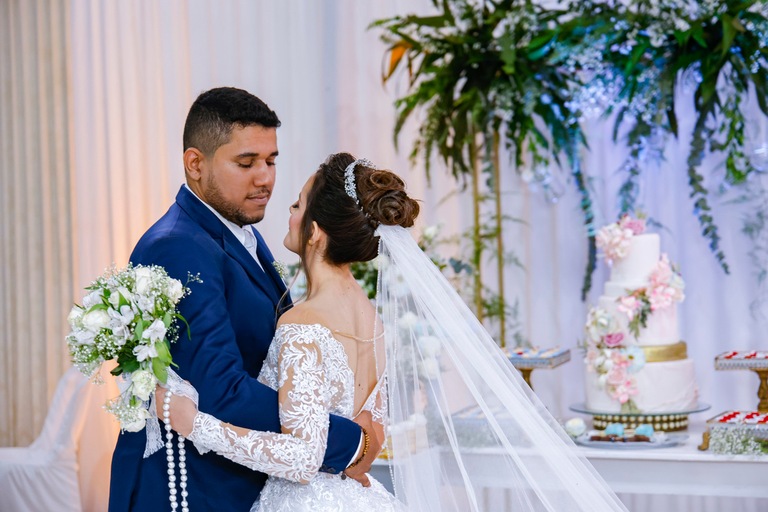 Detalhes do bouquet de noiva