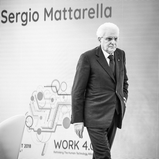 Sergio Mattarella, presidente da republica de Itália.