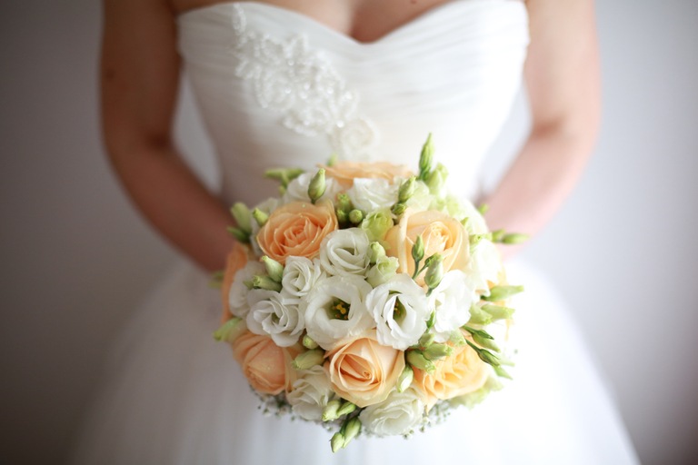 bouquet da noiva - casamento em são miguel