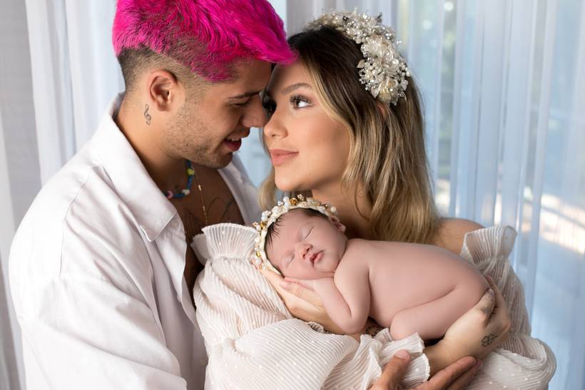 Fotos da família newborn