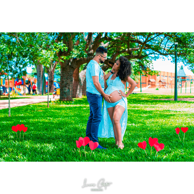 Alexsandra e Jonathan - Ensaio Gestante