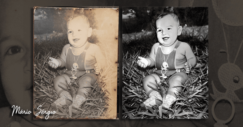 Restauração de fotos antigas 