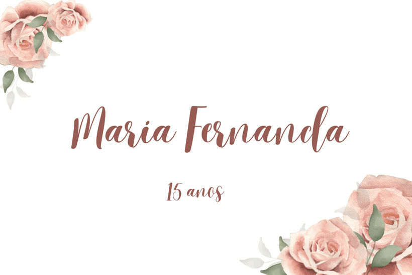 MARIA FERNANDA 15 ANOS
