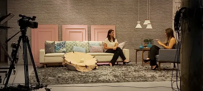 Entrevista para a TV+ABC em 2019.