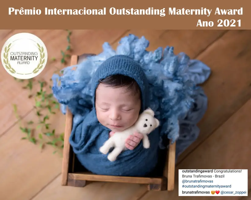 Premiação Internacional Outstanding Maternit Award. Em 2021 e 2022