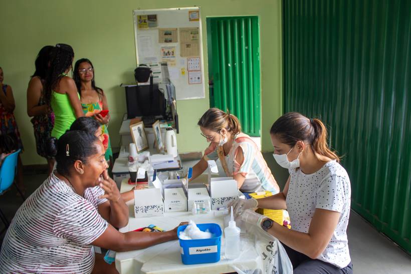 AÇÃO CAFÉ COM PROSA - NOVEMBRO ROSA E COMBATE CONTA A SÍFILIS