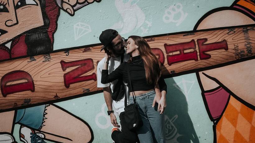 Ensaio Pré-wedding no Beco do Batman em São Paulo