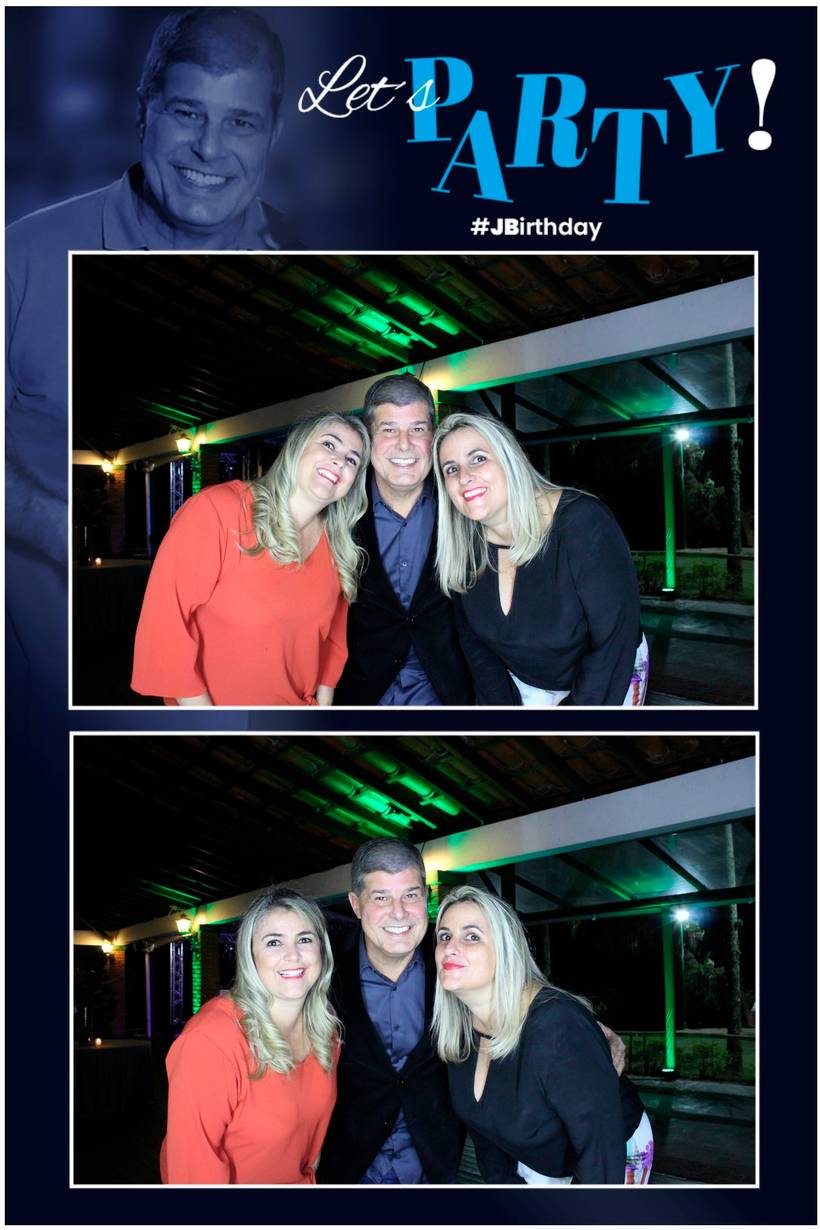 A Cabine de Fotos - Nosso Totem de fotos no aniversário do querido JB