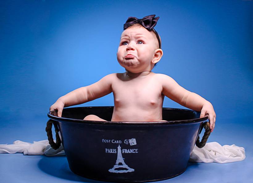 Luz & Cor -Fundo sólido -  bebês