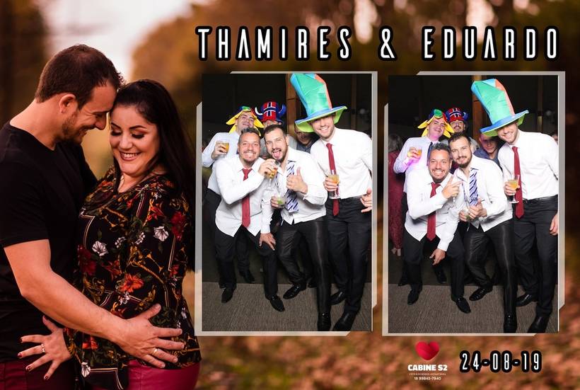Casamento Thamires e Eduardo- 24/08/2019 -Espelho Mágico -Cupim do Tche