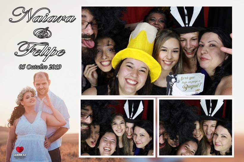 Casamento Naiara e Felipe 05/10/2019 // Cabine Fotográfica
