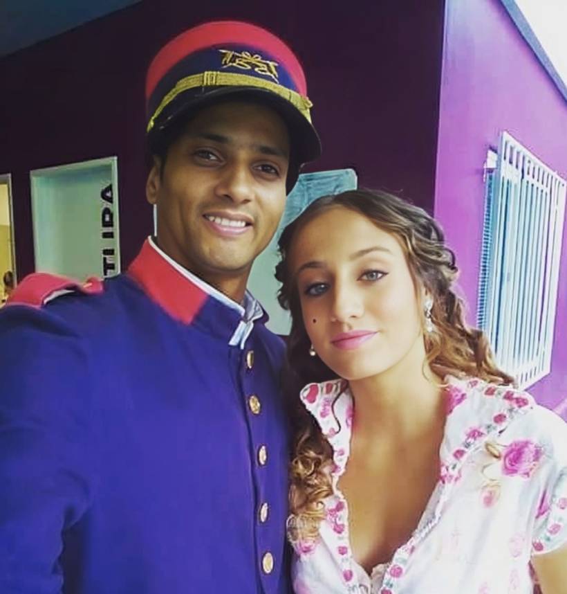 Romero Silva e Bruna Griphao