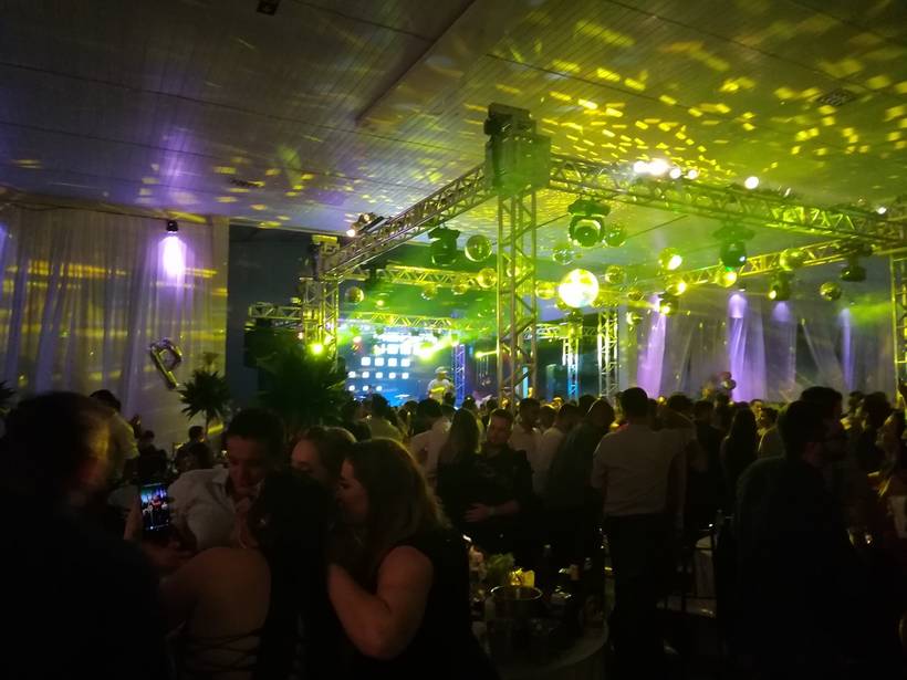 Formatura palco som e luz