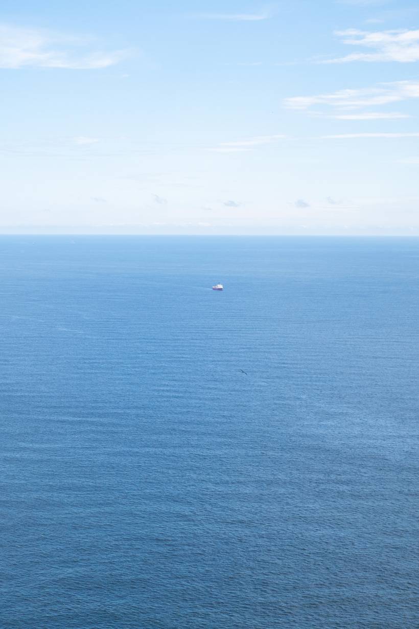 Vista panorâmica do mar