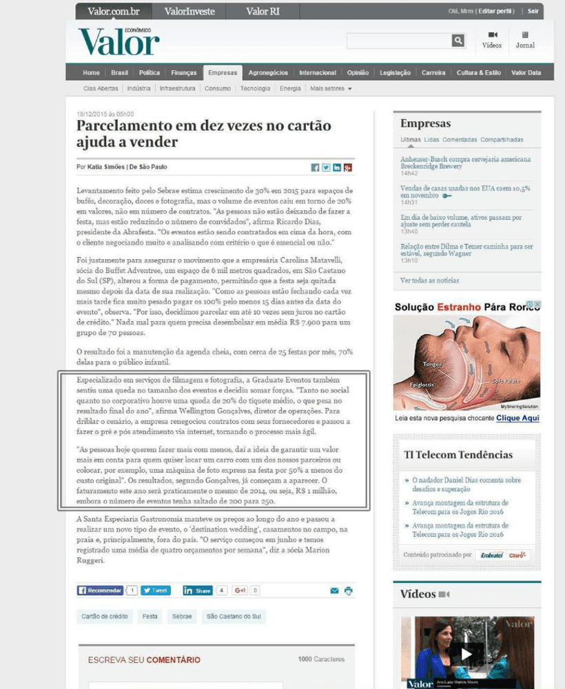 Jornal Valor Econômico