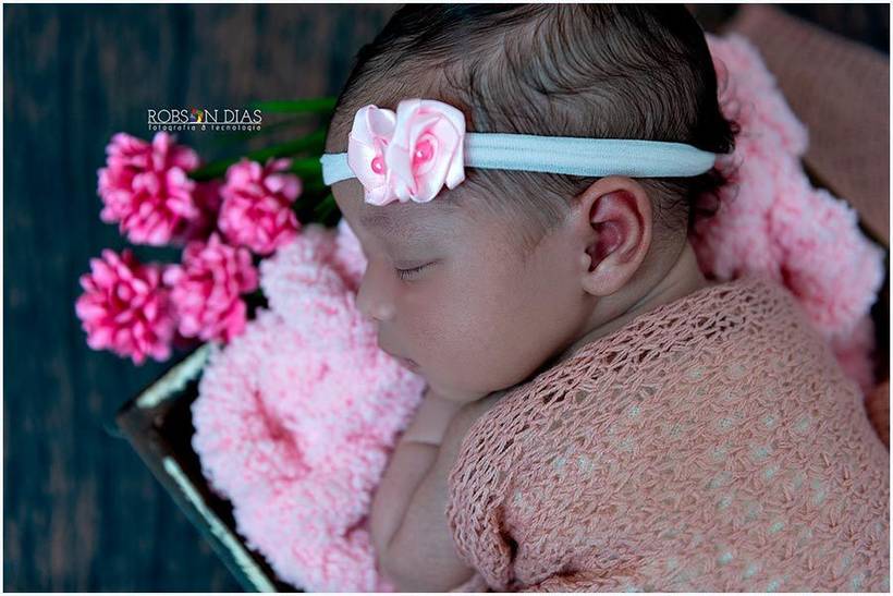 Newborn da Cecília com 17 Dias