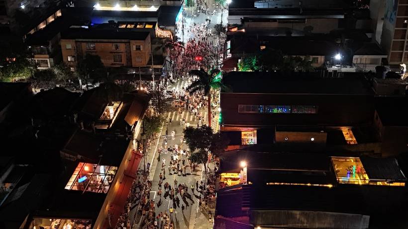 Foto Aérea Carnaval Vila Madalena -SP