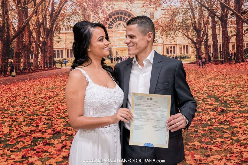 Daiane e Dercio - Casamento Civil no Cartório de Registro Civil e Notas de Venda Nova