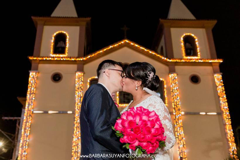 Rosiane e Bruno | Casamento na Igreja São Gonçalo - Cerimônia noturna na Igreja
