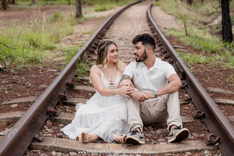 Gislayne e Ivan | Ensaio Pré Wedding na Linha de Trem do Belvedere, Nova Lima, MG (Prévias)