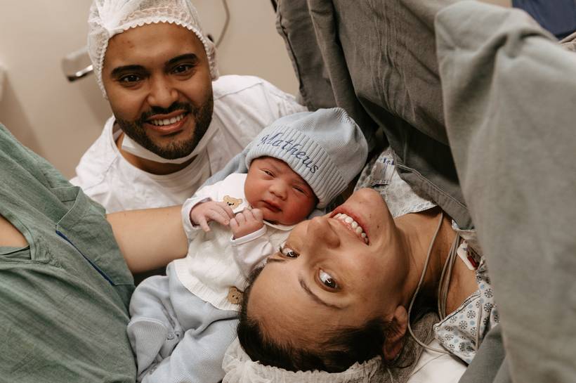 A chegada de Matheus - Maternidade de Campinas - Cesária