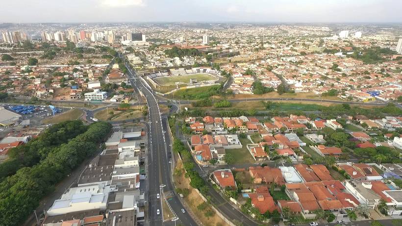 Limeira vista ampla - drone