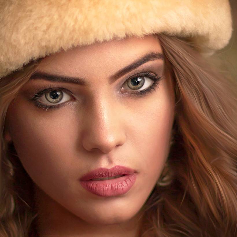 Ensaio fotográfico em estúdio.