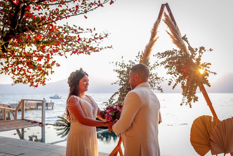 Márcia & Maurício (Foto: Sereia Amor)