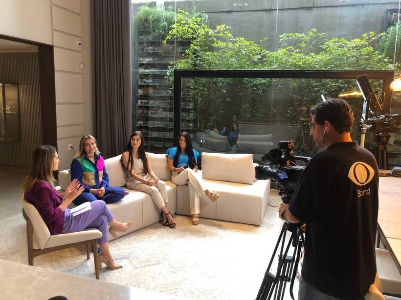 Entrevista TV Band no programa Elas tem razão