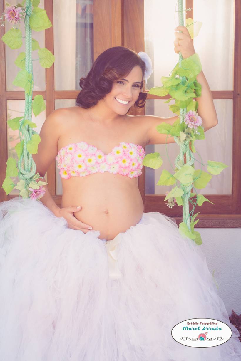 Ensaio Gestante Encantado - Cláudia