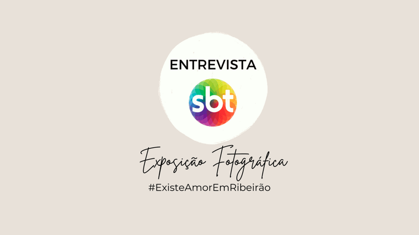 Entrevista SBT - Exposição Fotográfica
