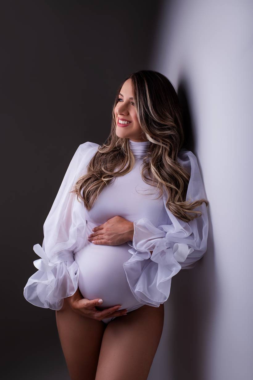 Body Branco - Manga Bufante