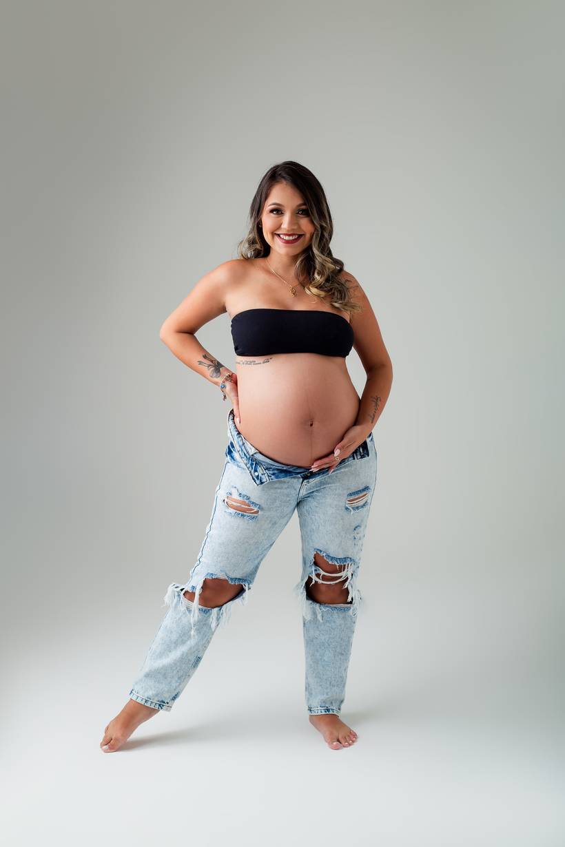 Calça Jeans Rasgada