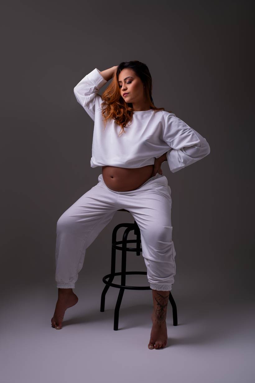 Conjunto Branco - Moletom