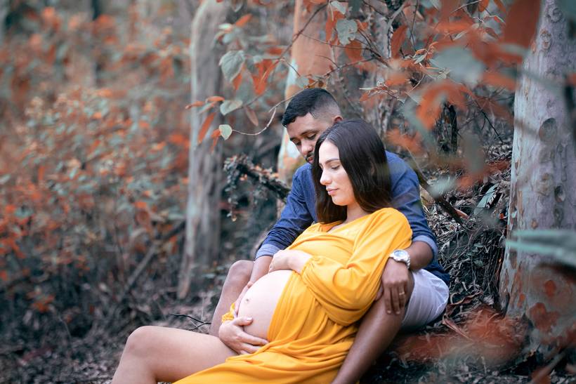 Ensaio Gestante de Carol