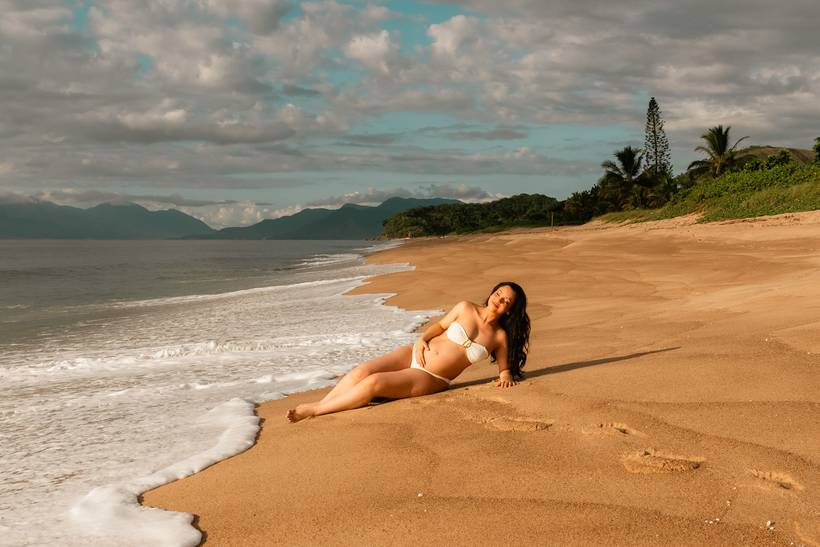Gestante Praia 