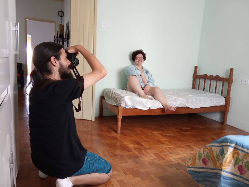 Por trás da fotografia