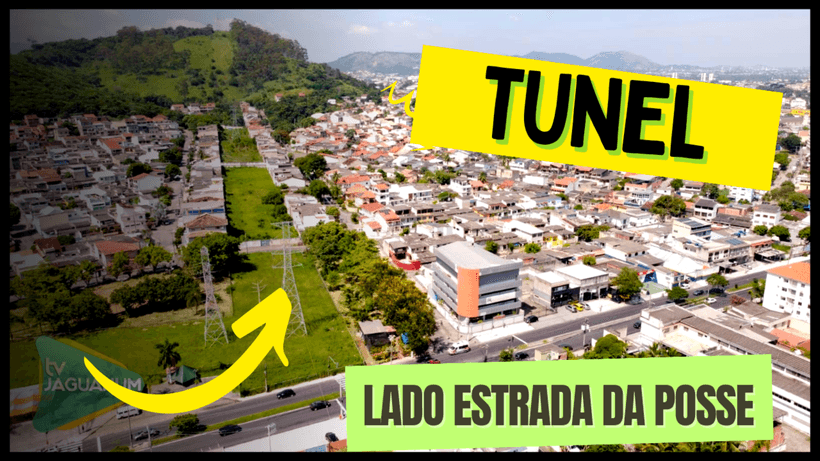 Túnel lado da Estrada da Posse