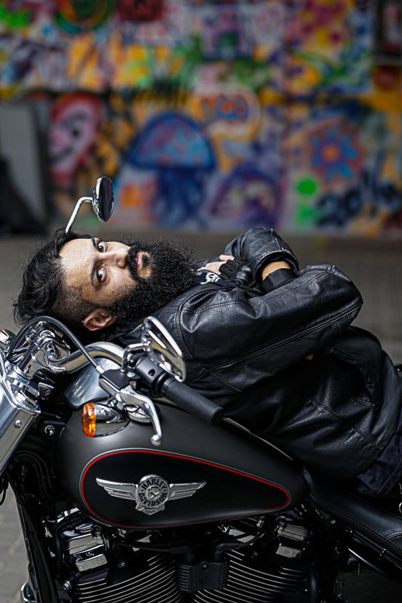 Professor, artista, motociclista - Luciano Adorno