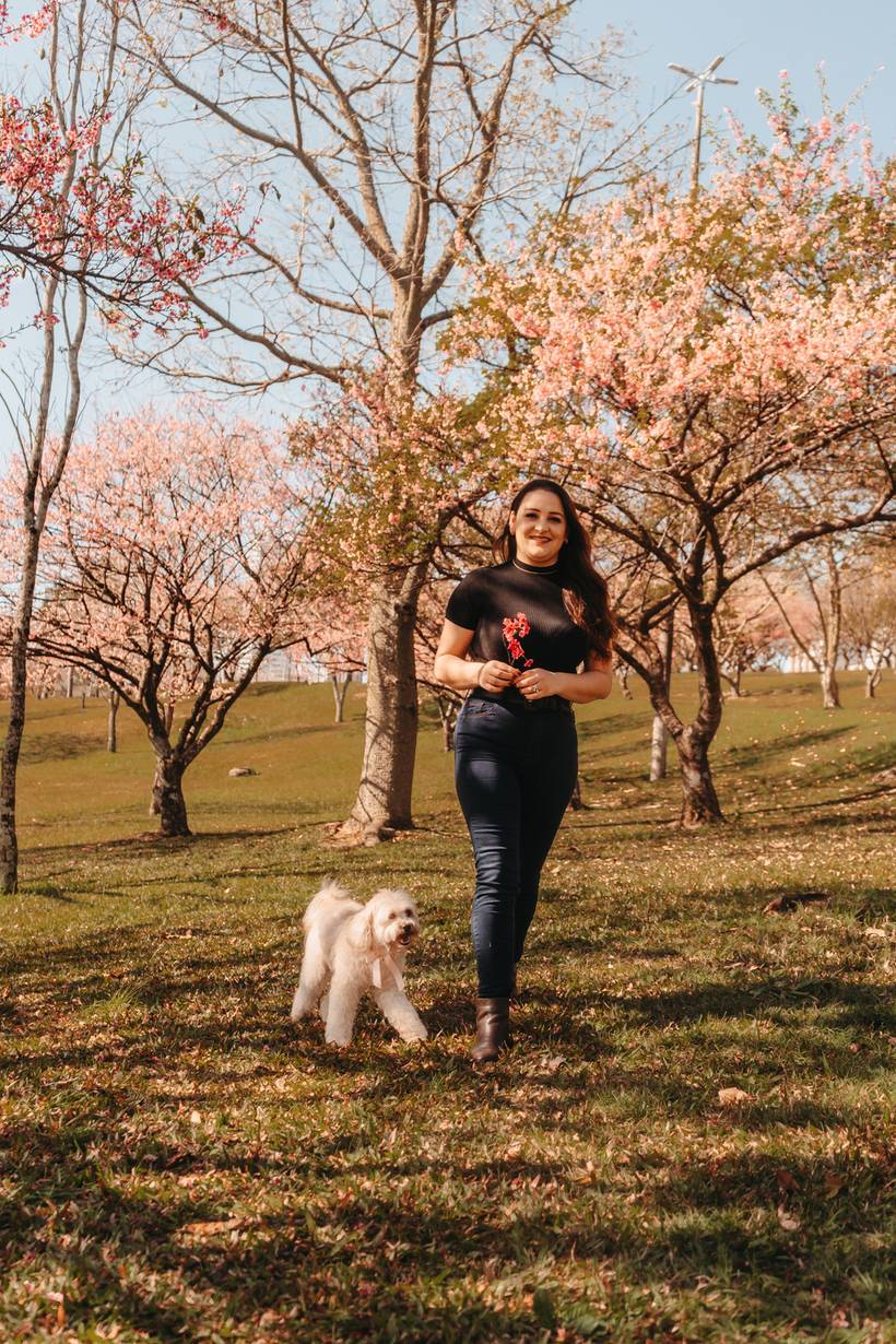 Ensaio com cachorro - Nina e Edi