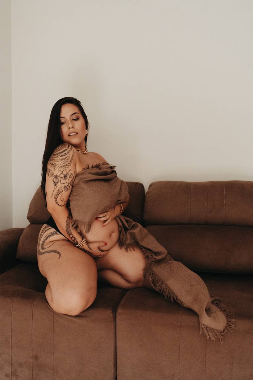 Ensaio gestante em casa Dani