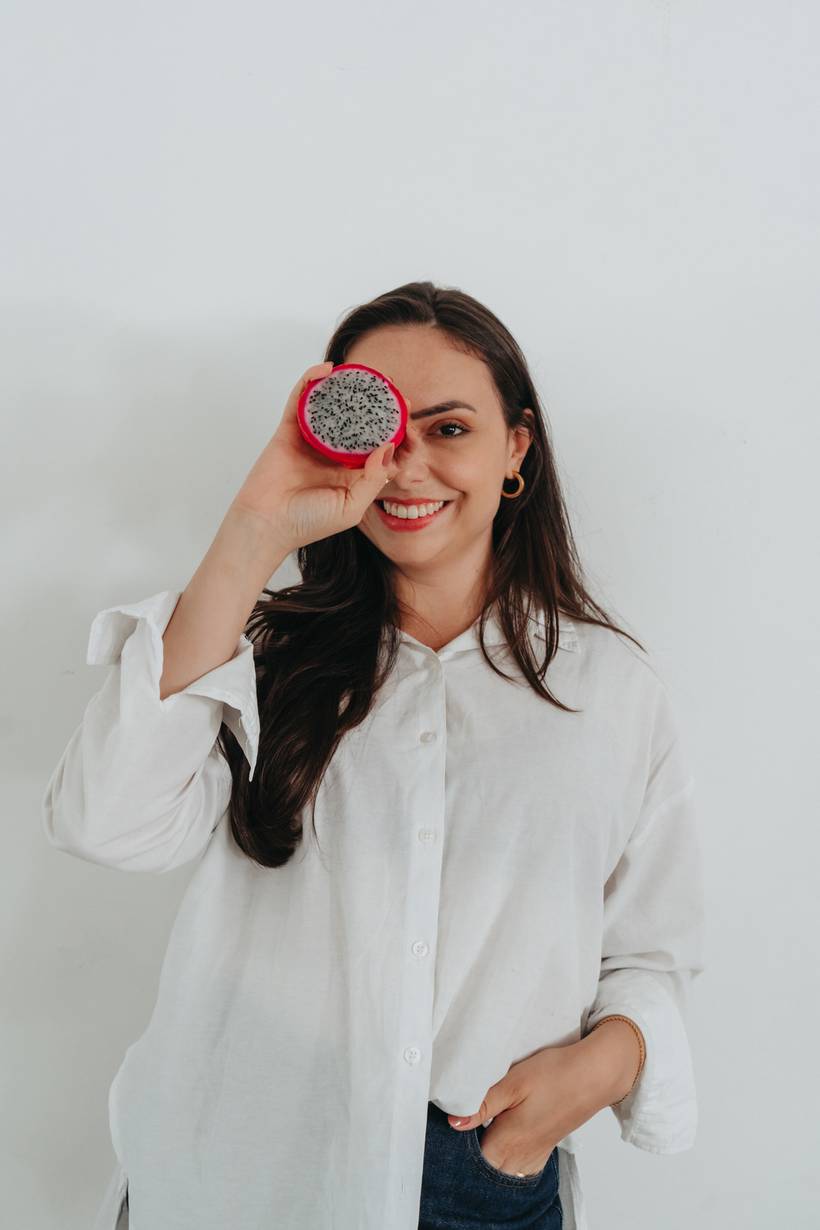 Ensaio de marca pessoal nutricionista Mari