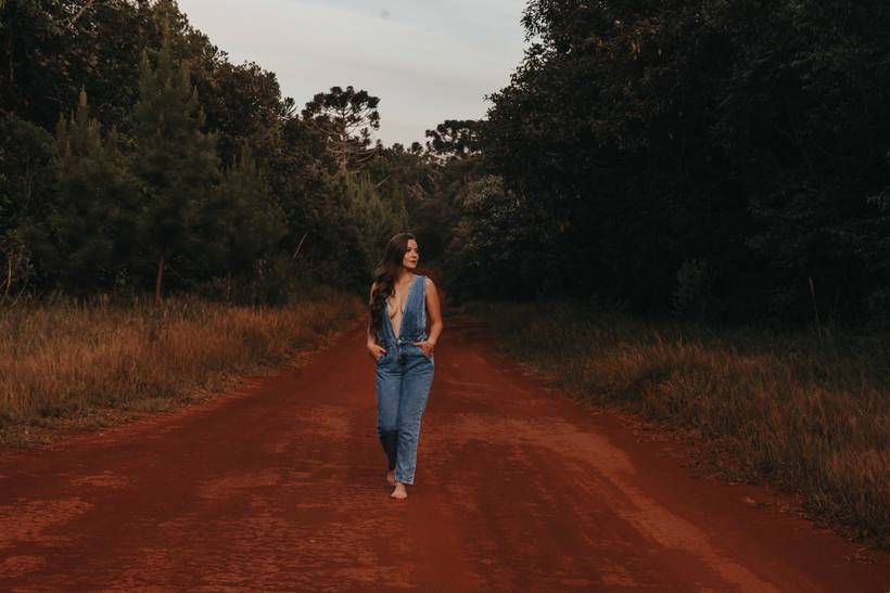 Ensaio natureza intimista Ivana